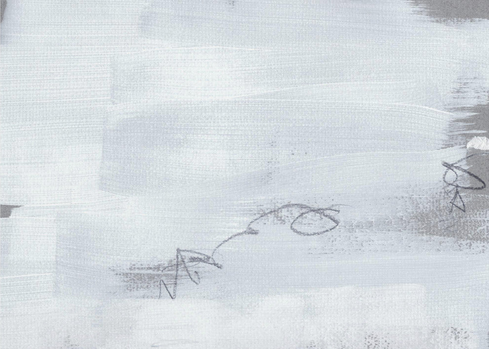 Abstract White Brushstrokes | Wallpaper