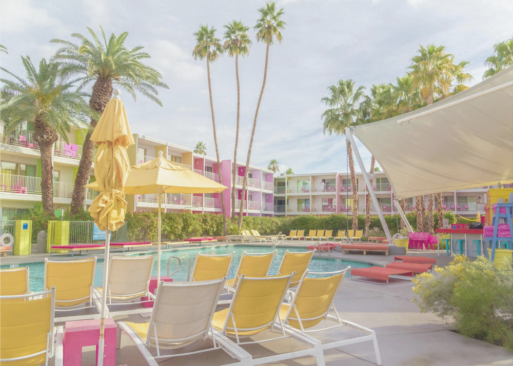 Poolside at the Saguaro Hotel - Palm Springs | Canvas