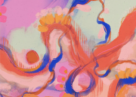 Whimsical Wavescape | Wallpaper