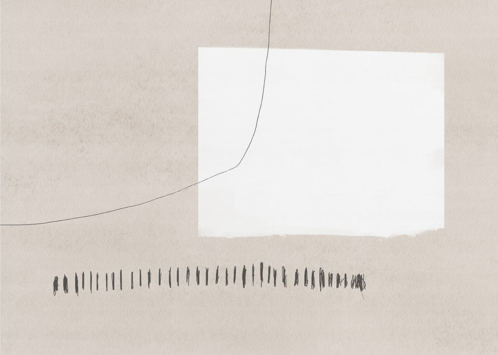 White Rectangle Contrasting | Wallpaper