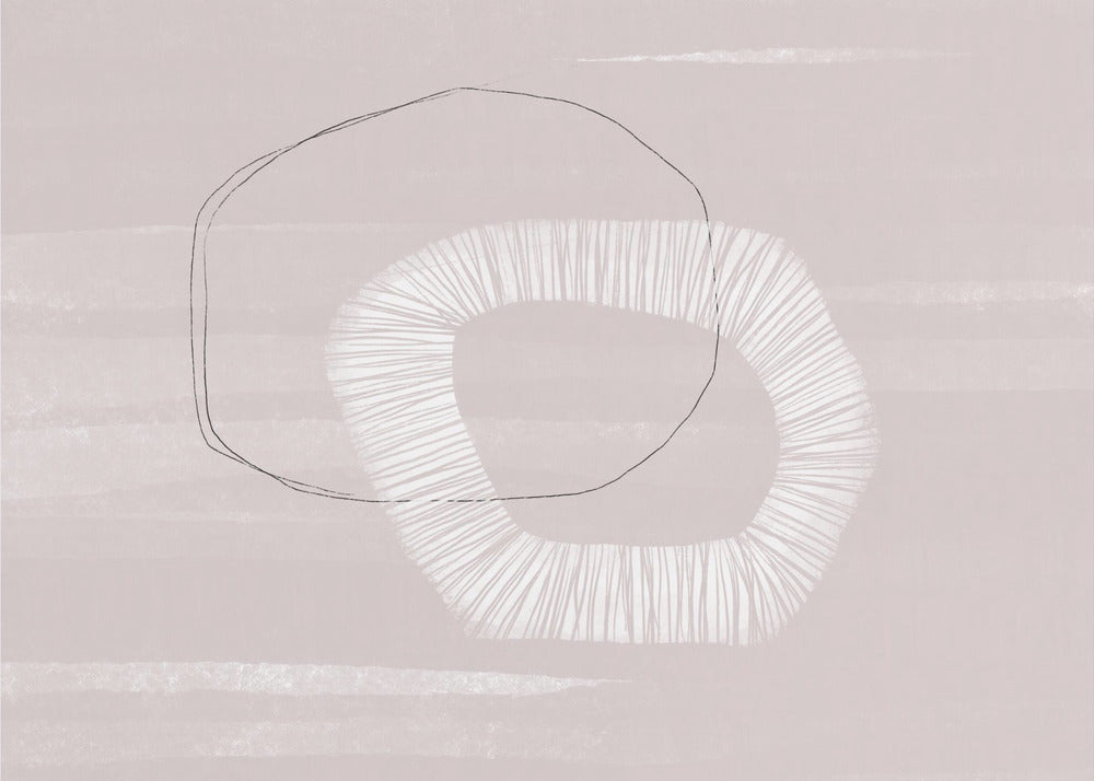 Soft Geometric Dance | Wallpaper