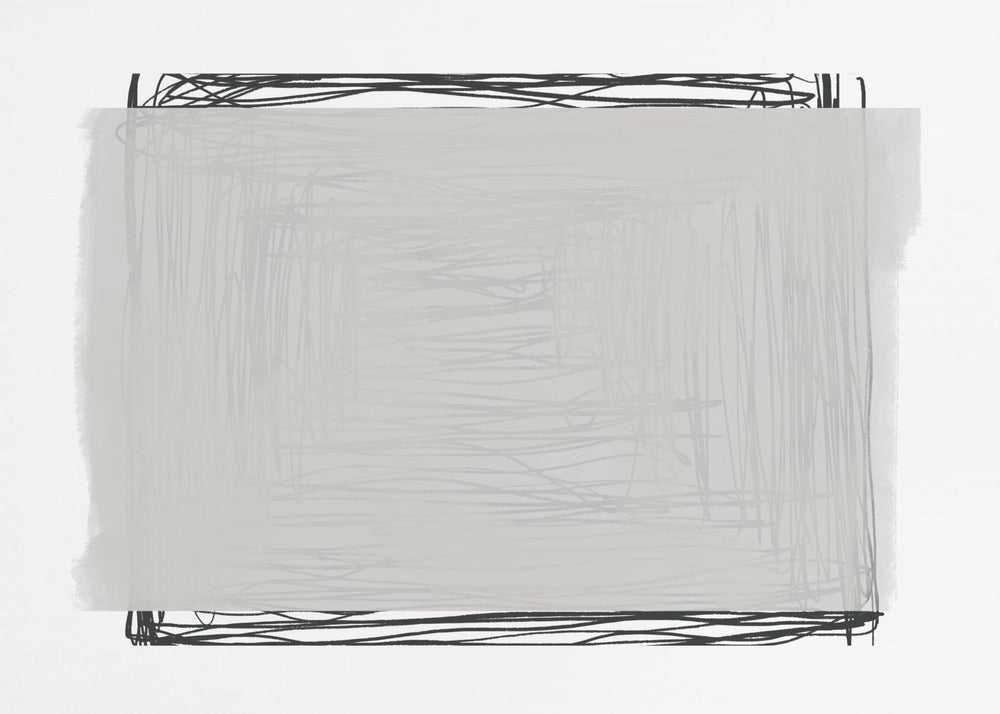 Scribbled Serenity | Canvas