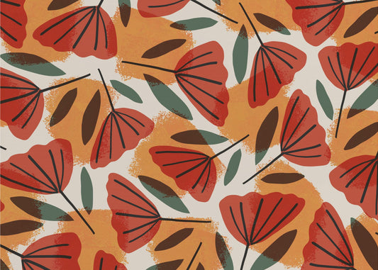 Autumn Leaves Dance | Canvas