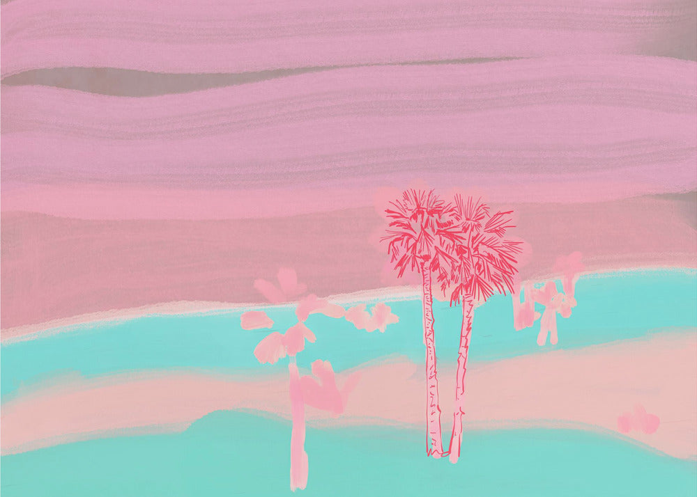 Beach Sundown In Sicily | Poster