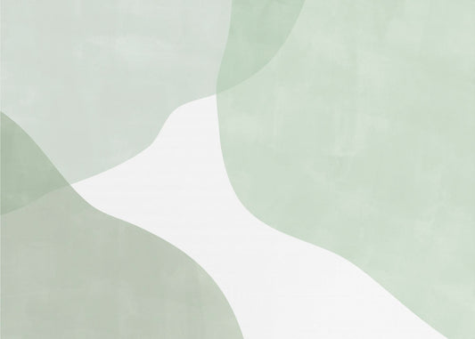 Soft Green Waves | Wallpaper