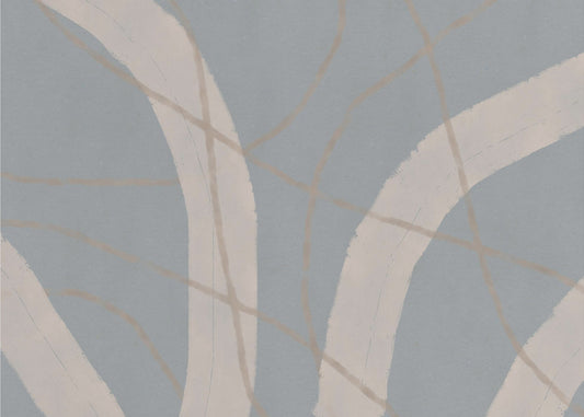 Neutral Abstract Watercolor. Minimalist In Pastel Colors No. 4 | Wallpaper