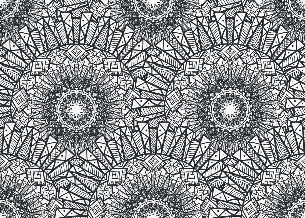 Abstract Mandala Line Art | Canvas