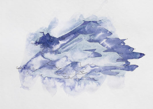 Kampfjet Study (indigo 4) | Poster