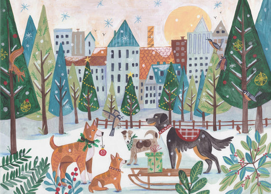 Dogs in the park | Poster