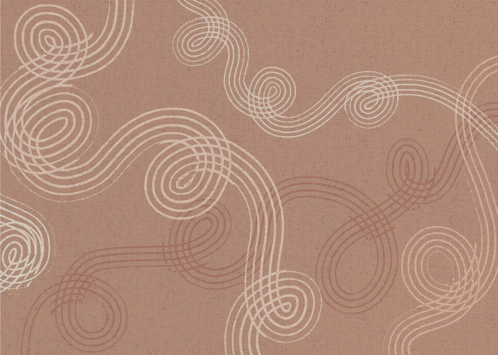calming essentials loops Mocha Mousse | Wallpaper