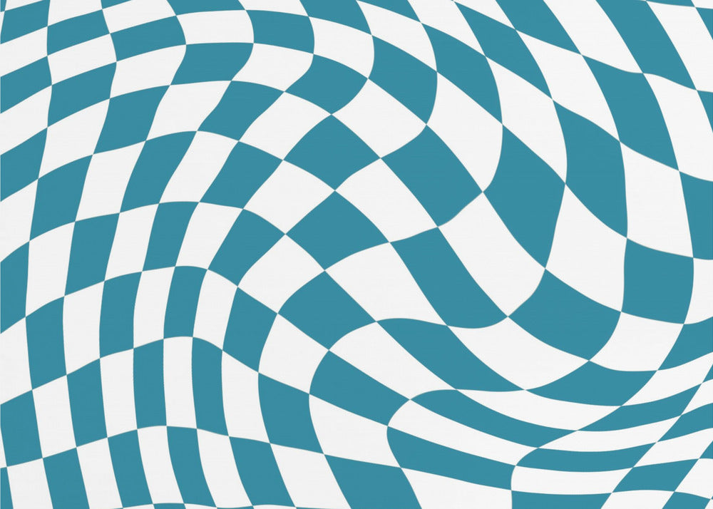 Blue Checkerboard | Canvas