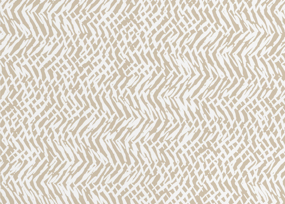 Marks Organic Stripes Texture Beige I | Wallpaper