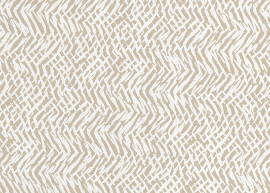 Marks Organic Stripes Texture Beige I | Wallpaper