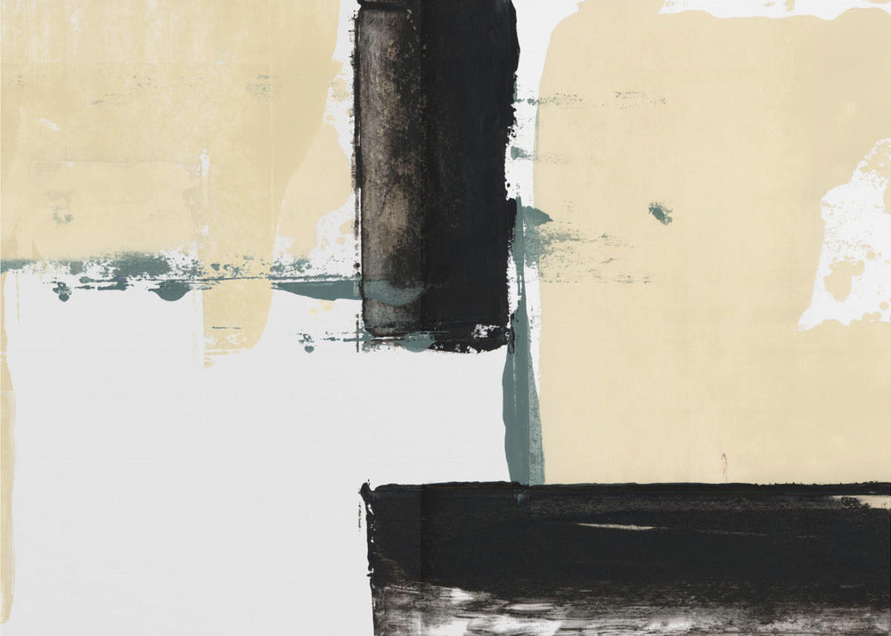 Neutral & Black Art Print No 1 | Canvas