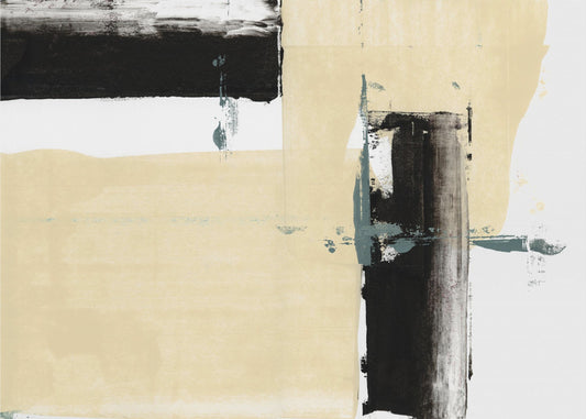 Neutral & Black Art Print No 2 | Canvas