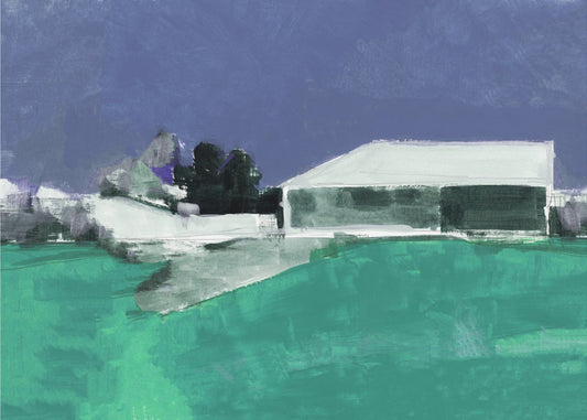 Modern Farm House No 1 | Poster