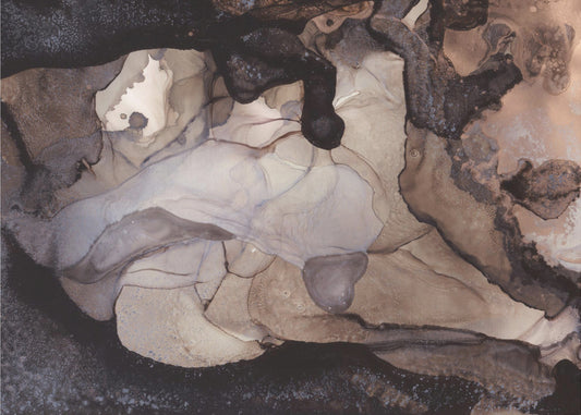 Earthy Tones and Swirling Patterns | Canvas