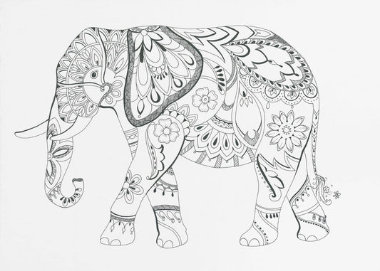 Elephant Mandala | Poster
