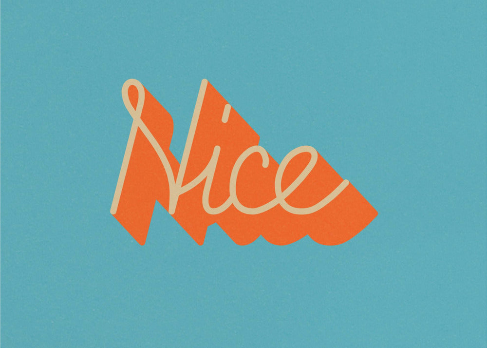 Retro-Style Typography with Vibrant Color | Canvas