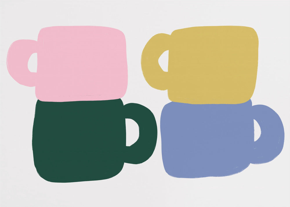 Colorful Coffee Mugs | Canvas