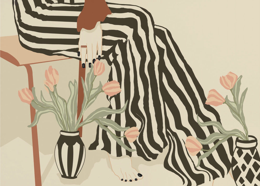 Tulips By My Feet | Canvas