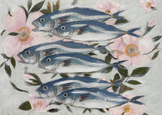 Sardines In Pink | Canvas