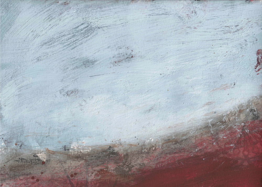 Crimson Horizon | Canvas