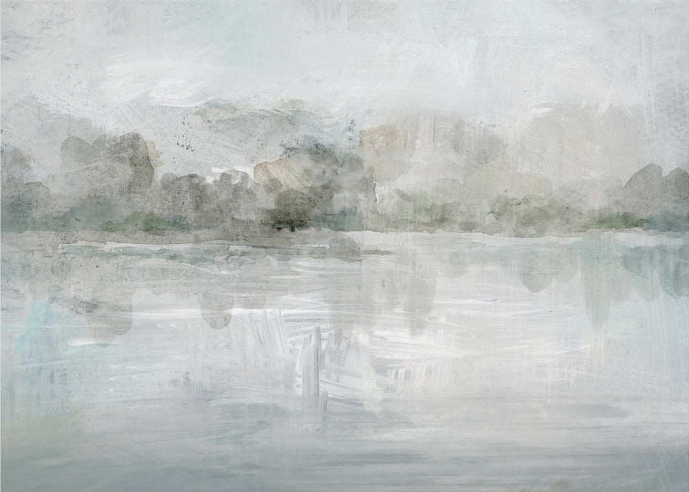 A Tranquil Misty Lake | Poster