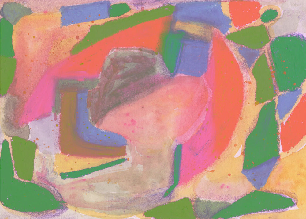 Watercolour & pastel Abstract | Canvas