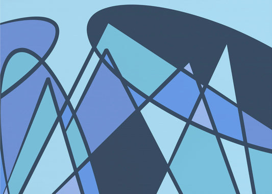 Blue abstract | Poster