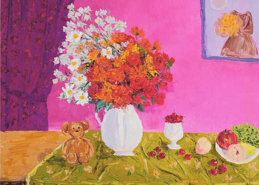 Vase Of Bright Flowers | Poster