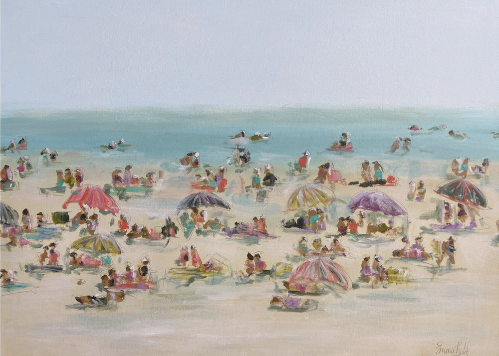Impressionist Beach Scene | Poster