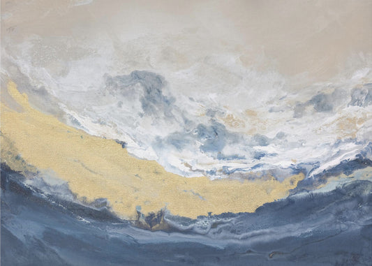 Golden Horizon Wave | Poster