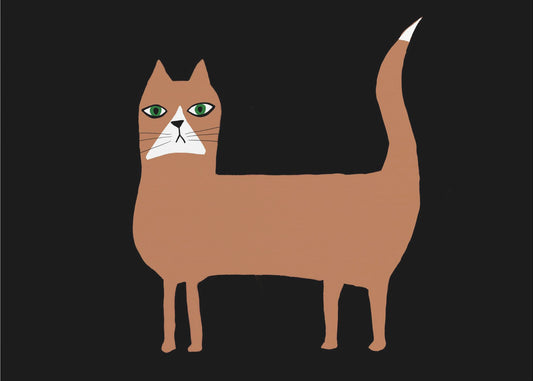 Cat ginger orange | Canvas