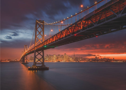 Bay Bridge at Night | Wallpaper