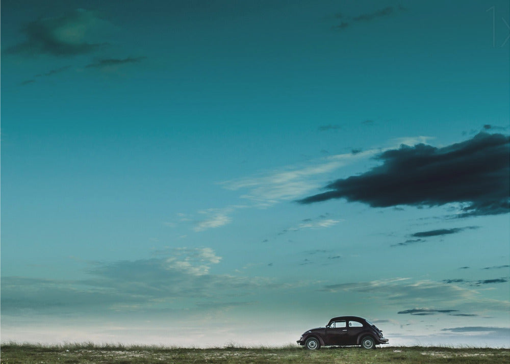 The Red VW Beetle | Canvas