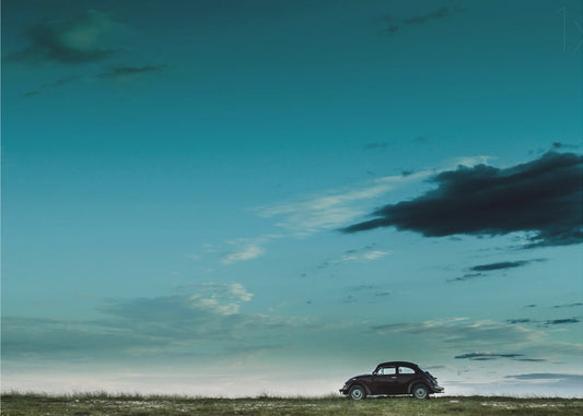 The Red VW Beetle | Canvas