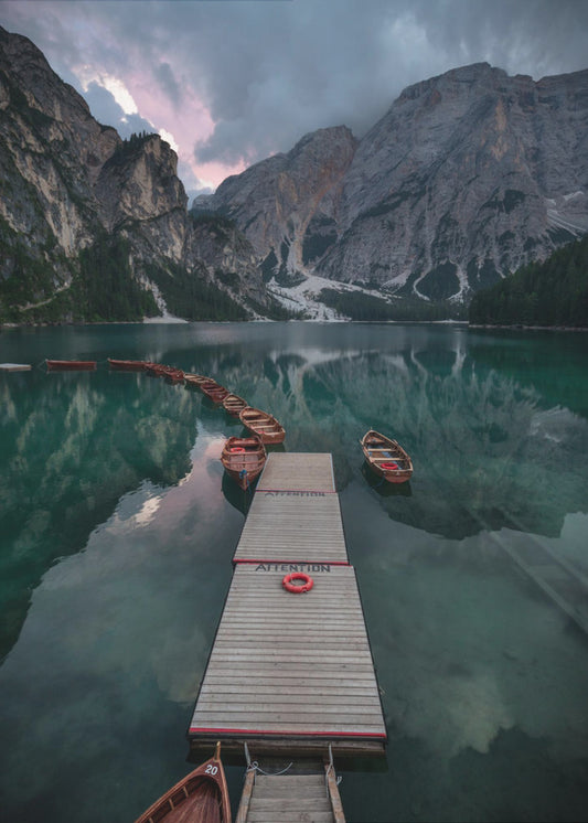 Braies reflections | Poster