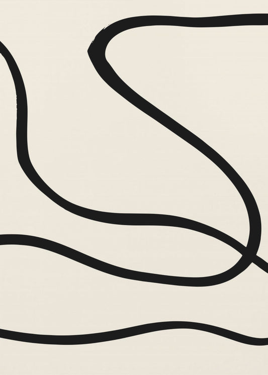 Black Lines 01 | Poster