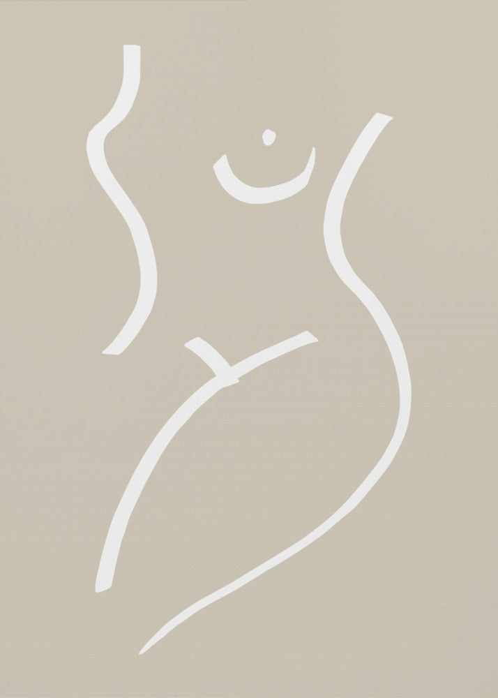 Body Sketch Sand | Poster