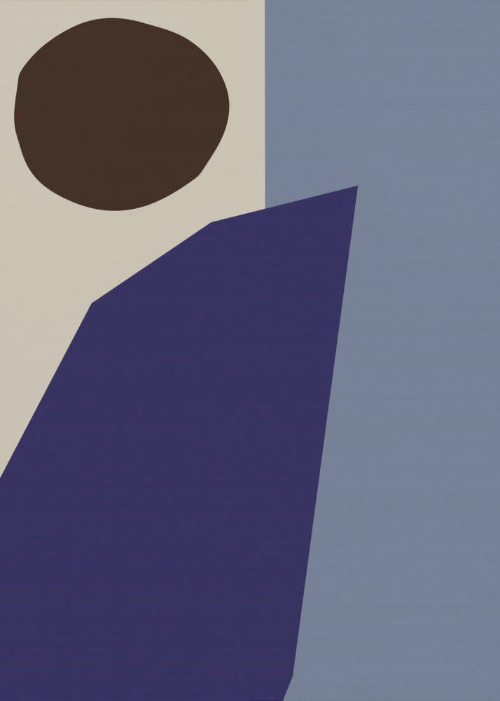 Color Blocks 02 Blue | Poster