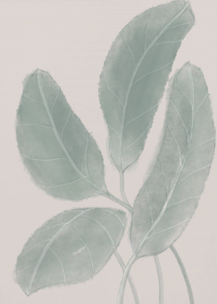 Leaves Watercolor | Canvas