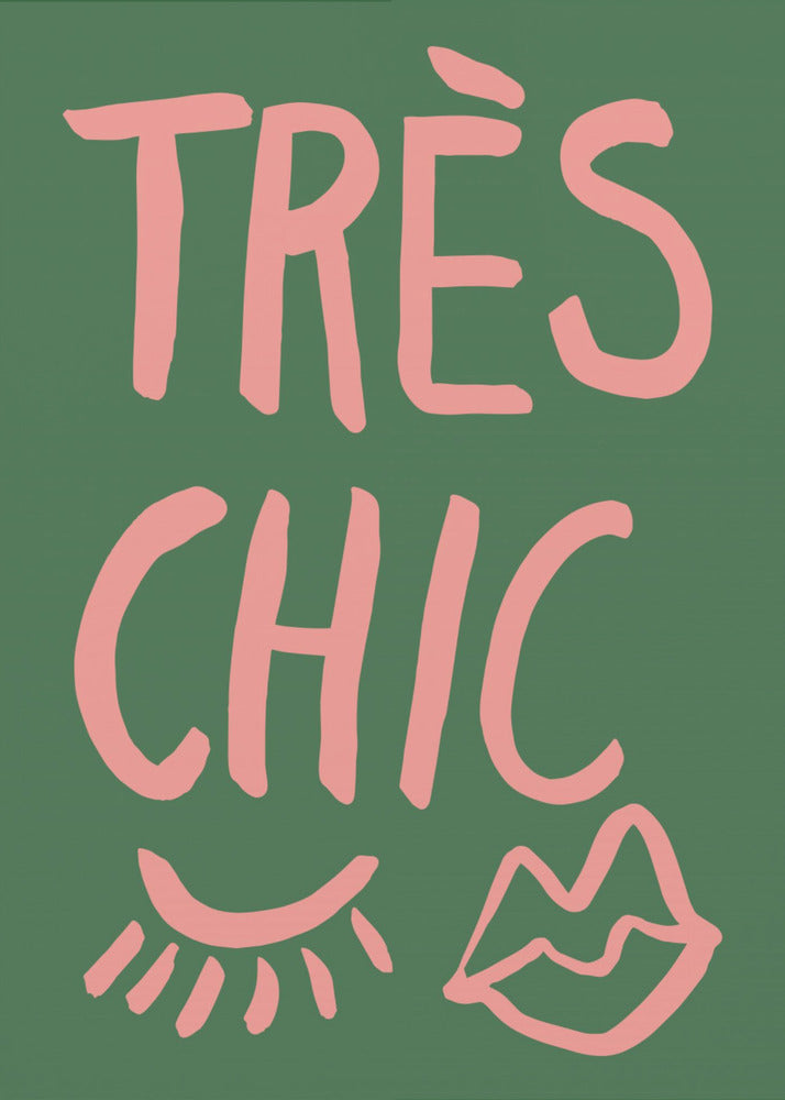 Très Chic Green | Canvas