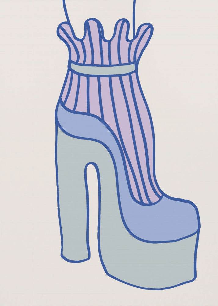 Blue Heel | Poster