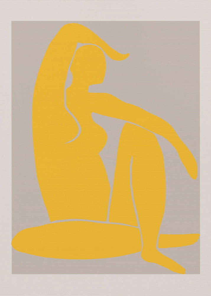 Yellow Figure | Canvas