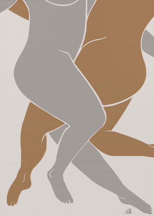 Lovers Beige | Canvas