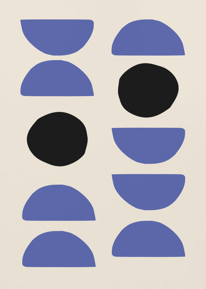 Blue Shapes | Canvas