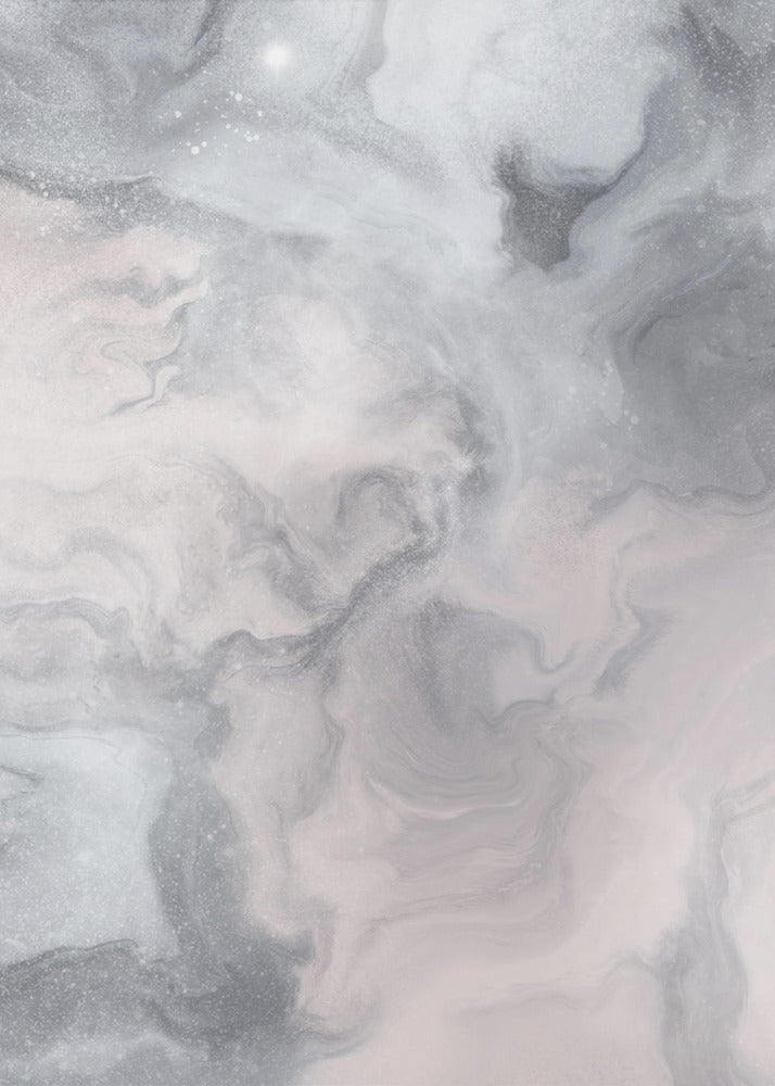 Swirling gray and White Marble Textures | Canvas