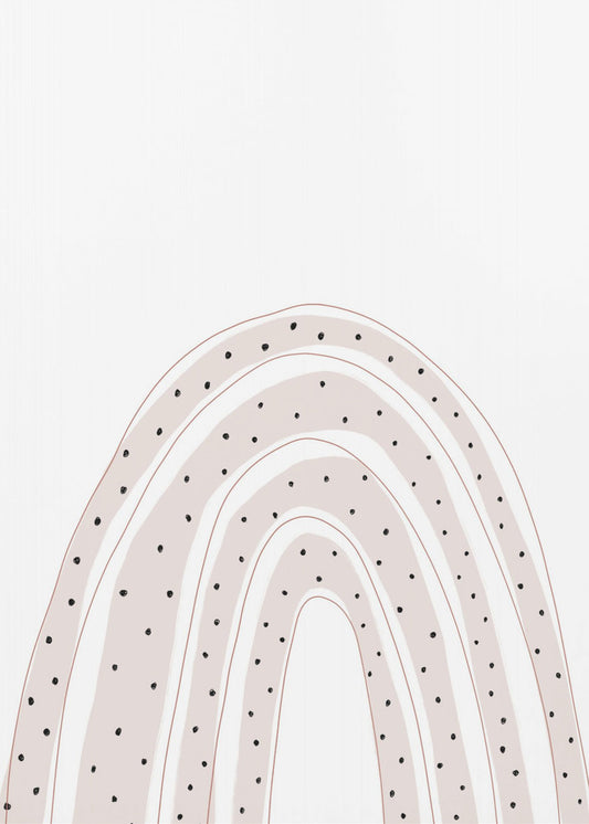 Dotted Arched Elegance | Poster