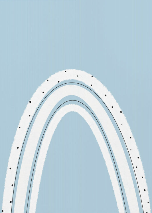 Black and White Rainbow | Poster
